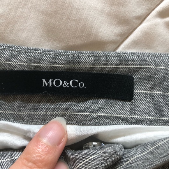 MO&Co. Wool High waist Paperbag Pinstripe minimal - Picture 7 of 13